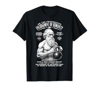 Funny Gym Charles Darwin Ampliación De La Humanidad Kettlebell Camiseta