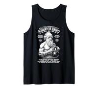 Funny Gym Charles Darwin Ampliación De La Humanidad Kettlebell Camiseta sin Mangas