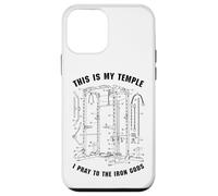 Funny Gym Temple Pray Iron Gods Power Rack Diagrama Lifter Carcasa para iPhone 12 Mini