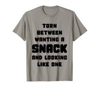 Funny Gym Torn Between Looking Like A Snack And Eating One Camiseta