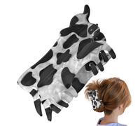 Funny Hair Clips - Acrylic, 10cm Size, Cow Hair Clip, Anti Slip Secure Hold | Acrylic Cattle Barrette, Animal Design Hairpin For Women, Girls, Office, Gym, Beach, Date Night, Wedding, Party, Vacation