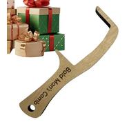 Funny Hairless Combing Brush Gag For Men, Bald Man Comb Joke Set | For Father Husband Friends Coworkers Birthday Christmas April Fools Travel Party