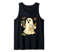 Funny Halloween Accountant Ghost Financial Advisor Camiseta sin Mangas