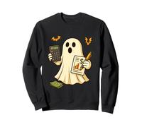 Funny Halloween Accountant Ghost Financial Advisor Sudadera