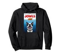 Funny Halloween Boston Terrier and Skeleton Sudadera con Capucha