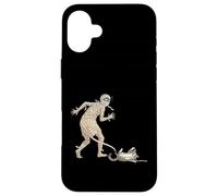 Funny Halloween Cat and Mummy Carcasa para iPhone 16 Plus