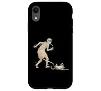 Funny Halloween Cat and Mummy Carcasa para iPhone XR