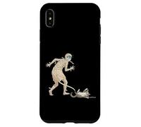 Funny Halloween Cat and Mummy Carcasa para iPhone XS MAX