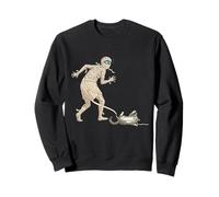 Funny Halloween Cat and Mummy Sudadera