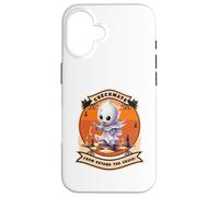 Funny Halloween Chess Player Ghost Checkmate Costume Carcasa para iPhone 16