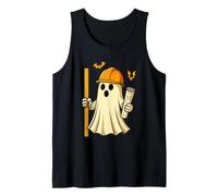 Funny Halloween Civil Engineer Ghost Architect Camiseta sin Mangas