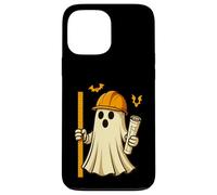 Funny Halloween Civil Engineer Ghost Architect Carcasa para iPhone 13 Pro MAX