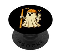 Funny Halloween Civil Engineer Ghost Architect PopSockets PopGrip Adhesivo