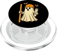 Funny Halloween Civil Engineer Ghost Architect PopSockets PopGrip para MagSafe