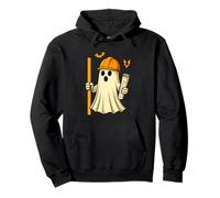 Funny Halloween Civil Engineer Ghost Architect Sudadera con Capucha