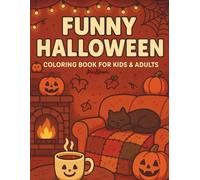Funny Halloween: Coloring book for kids & adults