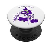 Funny Halloween Crafting Design for Witches & Weirdos PopSockets PopGrip Adhesivo