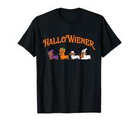 Funny Halloween, Cute Dachshund Dog Costume HalloWiener Camiseta