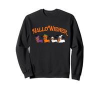 Funny Halloween, Cute Dachshund Dog Costume HalloWiener Sudadera