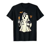 Funny Halloween Doctor Ghost Halloween Hospital Crew Medical Camiseta