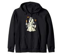Funny Halloween Doctor Ghost Halloween Hospital Crew Medical Sudadera con Capucha