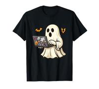 Funny Halloween Ghost Developer Designer Web Programmer Code Camiseta