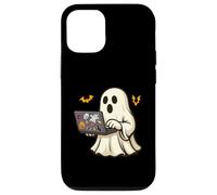 Funny Halloween Ghost Developer Designer Web Programmer Code Carcasa para iPhone 12/12 Pro