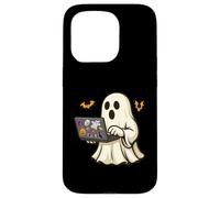 Funny Halloween Ghost Developer Designer Web Programmer Code Carcasa para iPhone 15 Pro