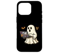Funny Halloween Ghost Developer Designer Web Programmer Code Carcasa para iPhone 16 Pro