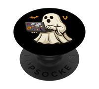 Funny Halloween Ghost Developer Designer Web Programmer Code PopSockets PopGrip Adhesivo