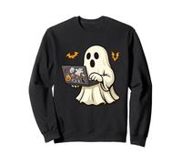 Funny Halloween Ghost Developer Designer Web Programmer Code Sudadera