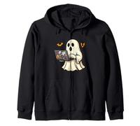 Funny Halloween Ghost Developer Designer Web Programmer Code Sudadera con Capucha