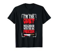Funny Halloween I'm The Quiet Neighbor With The Big Freezer Camiseta