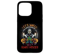 Funny Halloween Vamos a ver películas de terror de miedo Fantasma Carcasa para iPhone 15 Pro Max