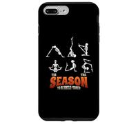Funny Halloween Yoga Skeleton Tis Season Asana Yogi Namaste Carcasa para iPhone 7 Plus/8 Plus