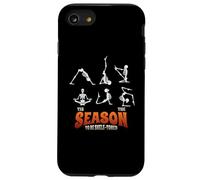 Funny Halloween Yoga Skeleton Tis Season Asana Yogi Namaste Carcasa para iPhone SE (2020) / 7/8