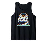 Funny Hamster DJ with Headphones and Turntable Camiseta sin Mangas