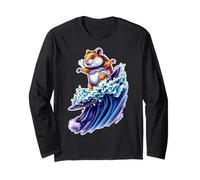 Funny Hamster está surfeando una Ola del océano 1 - Fan Fun Manga Larga