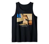 Funny Hamster Meme Agent Cita Motivacional Todo Está Bien Camiseta sin Mangas