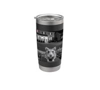 Funny Hamster Sticks Out Tongue On Security Camera Vaso térmico de acero inoxidable de doble pared