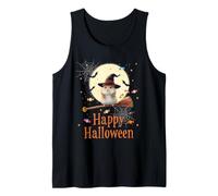 Funny Hamster Witch Candy Spooky Ghost Halloween Costume Camiseta sin Mangas