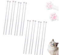 Funny Hand Chopsticks - Cute Pink Cat PawChopsticks, Reusable Lightweight FingerChopsticks, Chopsticks with Hands, For Girlfriends Cat Lovers (B 8Pcs)