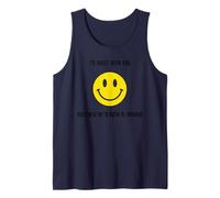 Funny Happy Face I'D Agree with You but We Would Both be Wrong Camiseta sin Mangas