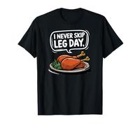 Funny Happy Thanksgiving Food 2024 Turkey Leg Men Women Kids Camiseta