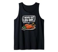 Funny Happy Thanksgiving Food 2024 Turkey Leg Men Women Kids Camiseta sin Mangas