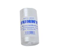 Funny HDPE - Bolsas de basura para cosméticos (310 x 370 mm, 50 unidades), transparente