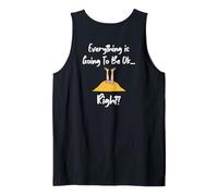 Funny Head In Sand Humor Todo va a Estar Bien Camiseta sin Mangas