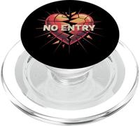 Funny Heart Memes No Entry To My Heart Está Cerrado Hoy PopSockets PopGrip para MagSafe