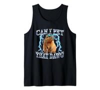 Funny Heavy Metal Band Can I Pet That Dawg Capybara Lover Camiseta sin Mangas