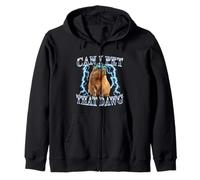 Funny Heavy Metal Band Can I Pet That Dawg Capybara Lover Sudadera con Capucha